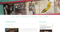 Desktop Screenshot of gerosarecords.com